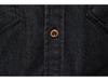 2024 Men's European Size Casual Solid Color Denim Long-Sleeve Shirt In Stock