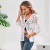 2024 Lace Hollow See-through Sunscreen Cardigan for Beachwear