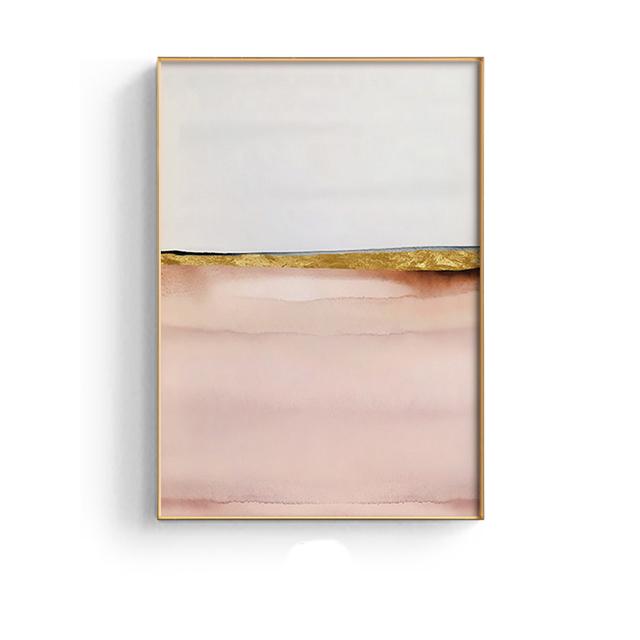 Nordic Light Luxury Decoration Mural Pink Abstract Poster Canvas Painting for Living Room Wall Art Prints for Home Decor Cuadros