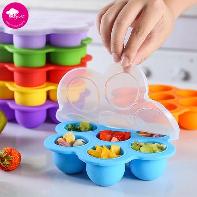7-hole Silicon Glue 7 Grid Ice Cream Ice Cream Mold