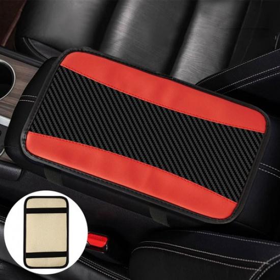 1pc Armrest Cover Pad Center Console Leather Cushion Car Interior Accessories