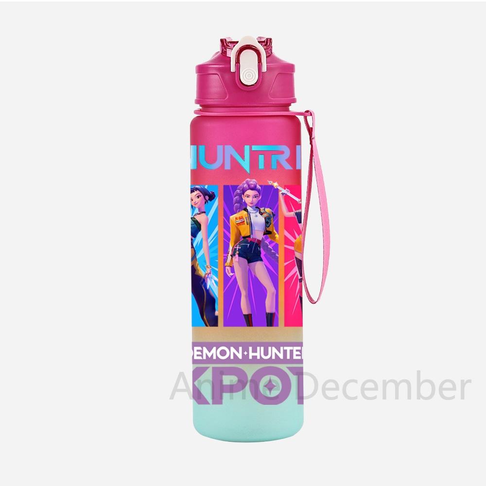 Anime K-Pop Demonjegere Karakter Vannkopp Stor Kapasitet Utendørs Bærbar Tau Drikkeflaske Gave til Gutter og Jenter