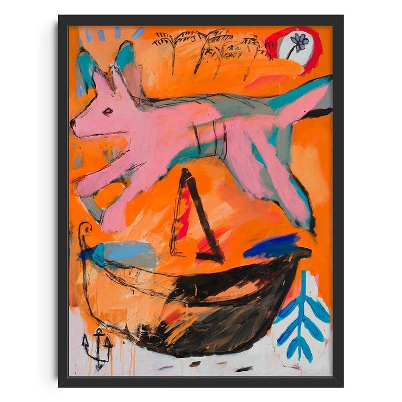 Vintage Abstract Classic Posters Retro Mind Maze Print Mid Century Wall Art Canvas Painting for Club Living Room Home Decor