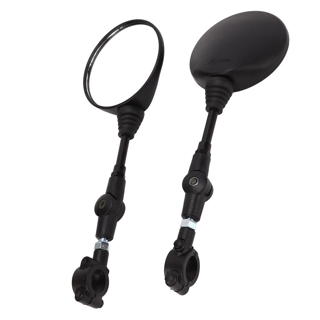 22mm Motorcycle Handlebar Rear View Mirrors Round Reflectors Replacement for R1 R3 R25 X‑MAX 300 NMAX 125