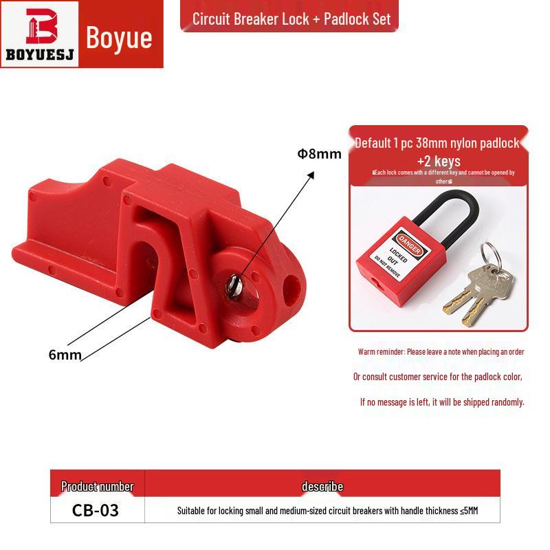 Small Miniature Circuit Breaker Lock - Electrical Safety Insulating Tool