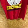 [USED] The Big Bang Theory T-Shirt, Size M, Red, Sheldon Bazinga, Foreign Drama