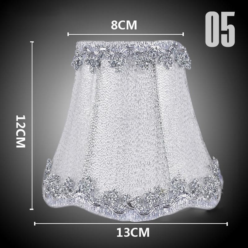 Simple Chandelier Lamp Shade Retro Candle Chandelier Cloth Lampshade Nordic Style Modern Lamp Cover For Home Decoration