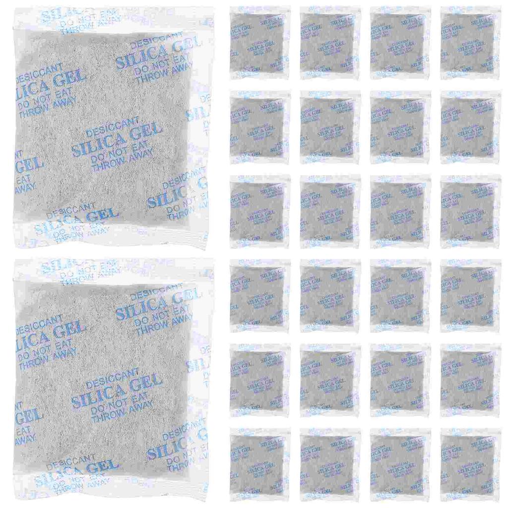 30 Pcs Packaging Desiccant Moisture Absorber for Safes Clothing Pouch Absorbers Storage Humidity Packets