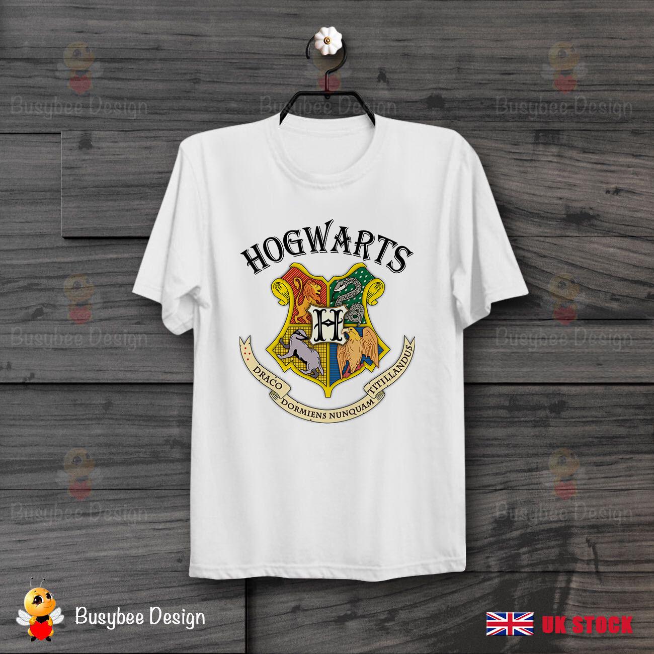 26 Harry Potter Hogwarts Logo Cool Gift UNISEX T Shirt B442 Unisex T-Shirt XL