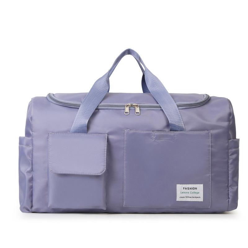 2025 summer new simple, lightweight and large-capacity travel bag Oxford Buttot bag, going out to commute and storing large bags