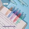 Milk Tea Color Quick-Dry Ballpoint Pen, 0.5mm Student-Friendly, High Capacity, Easy Click Design