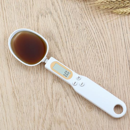 Yousheng Digital Measuring Spoon Scale High Precision 500g/0.5g LCD Display Electronic Food Dispensing Condiments Weighing Scoop Kitchen Gadgets