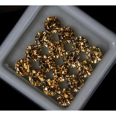 CERTIFIED 24 PCS Natural Yellow Sapphire Lot 5x5mm Round Cut Loose Gemstone