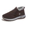 Women Solid Color Winter Boots Warm Round Toe Flat Comfortable Casual Shoes