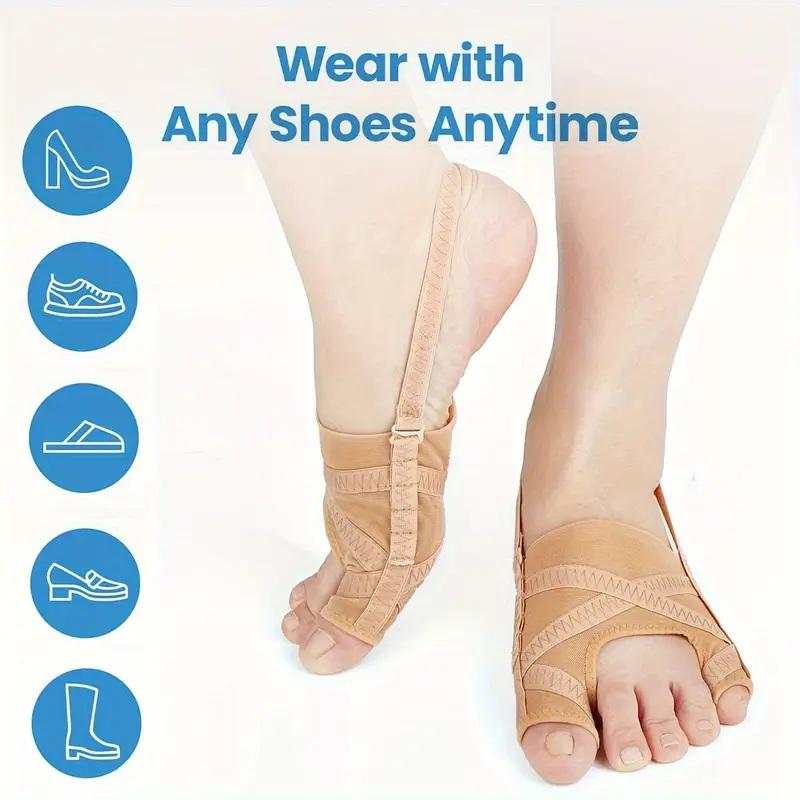 Adjustable Hallux Valgus Sleeve Spacer Separator Fabric Bunion Corrector Breathable Toe Corrector Sports Bunion Socks Running