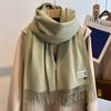 New scarf women's winter versatile shawl imitation cashmere warm high-end couple scarf