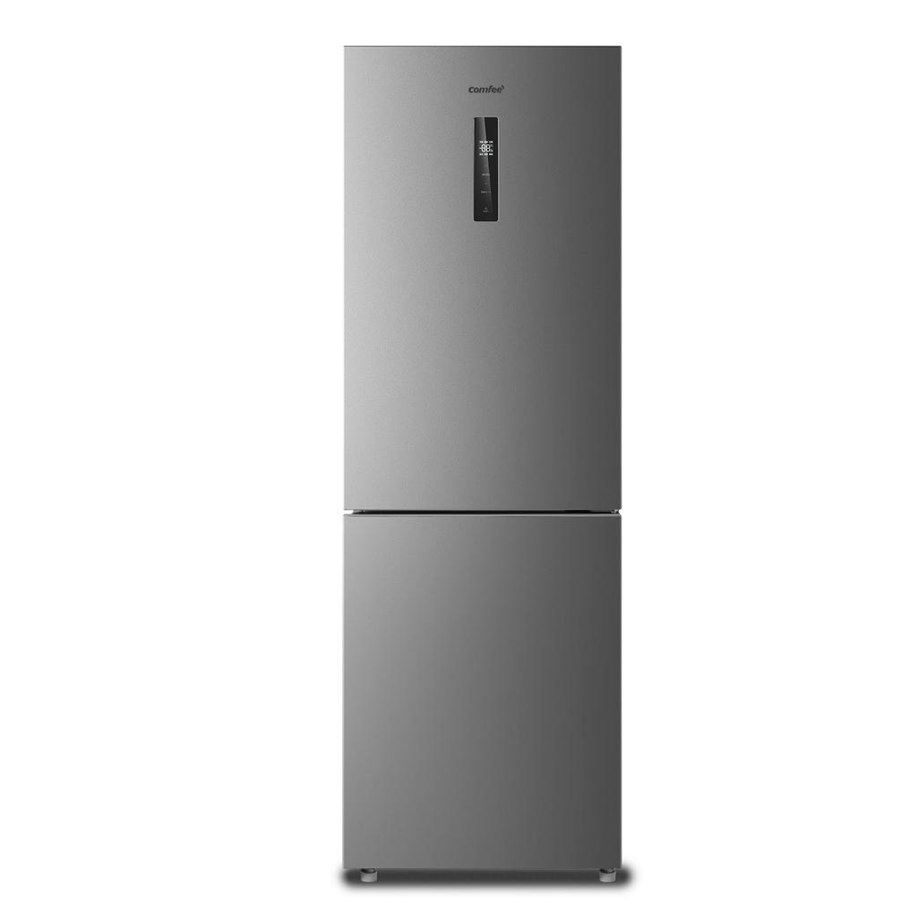 Refrigerator 237L Large Capacity Width Automatic Defrost Thin Design Equipped with Inverter Silver with Variable Room Compact 2 Door Slim Home Use