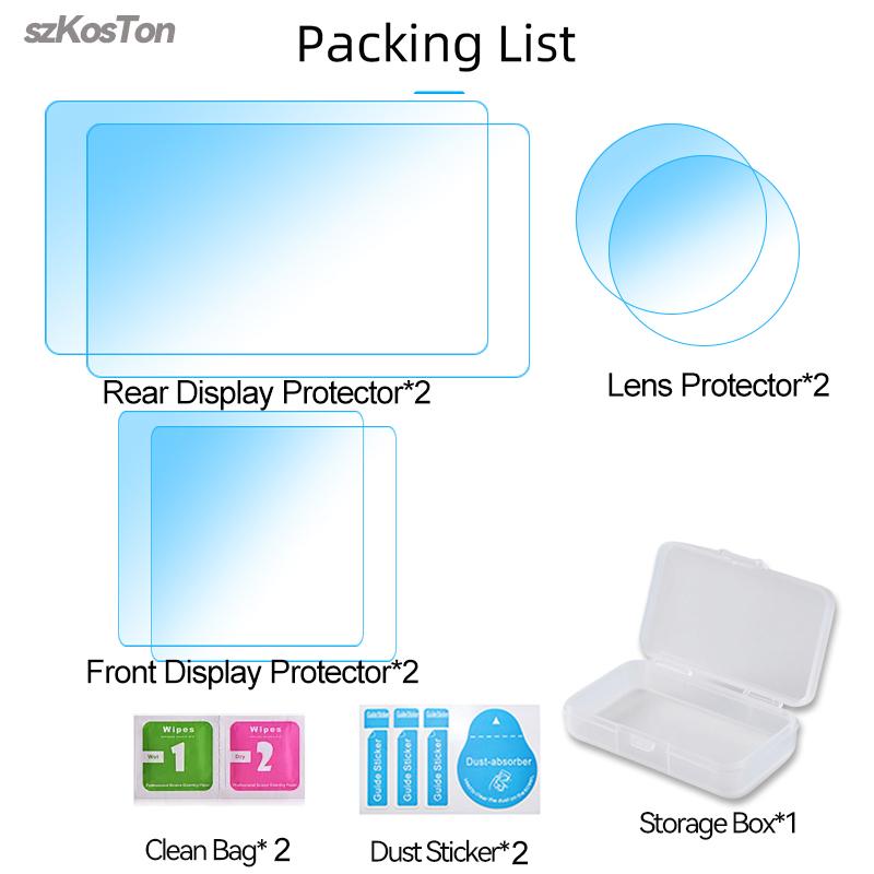 9H Hardness Glass Screen Protector for DJI Osmo Action 6 Clear Ultra-HD Tempered Glass Anti-scratch Film Accessories