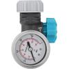 Wasserdruckregler, Einstellbarer Wasserschlauchdruckregler mit Manometer G3/4 Zoll Wohnmobil Druckregler mit Radgriff Wohnwagen Wasser