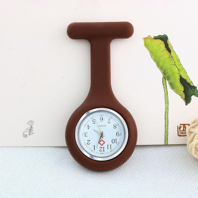 Cute Silicone Bendy Soft Nurse Watch Pocket Tunic Quartz Movement Watch