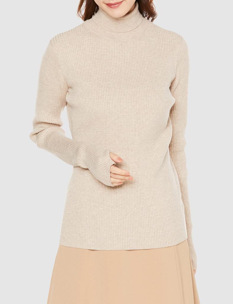 Mira Owen Turtle Knit Layered VTSET 09WNT225048 BEG 0 Women's