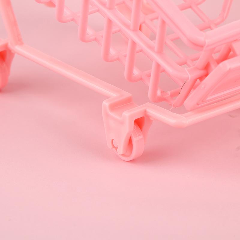 1:12 Dollhouse Miniture Shopping Cart Trolleys For Doll Toys Cake Decoration