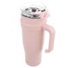Thermosbecher, Stahl, pink, mit Griff, TERMO, 1,2 l