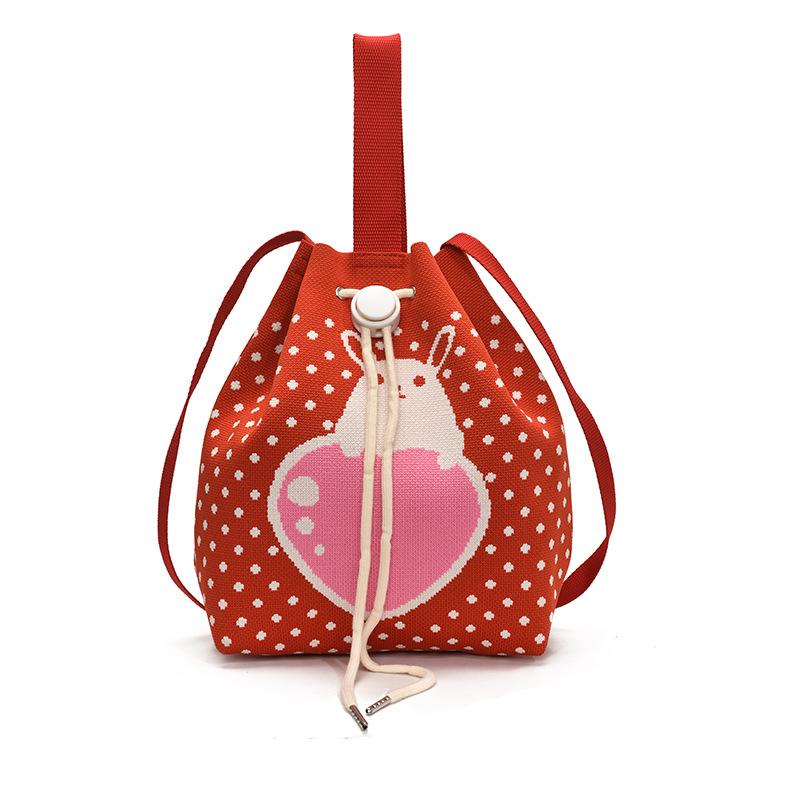 

Корейский инс стиль простой и легкий личность контрастный цвет вязаная сумка досуг повседневная поездка универсальная сумка-мессенджер женская красный