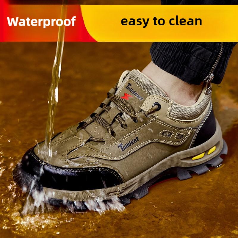 Plastic Toe Cap Safety Shoes for Men Anti Puncture Anti-slip Work Shoes for Industrial Construction Electrician Insulation Shoes