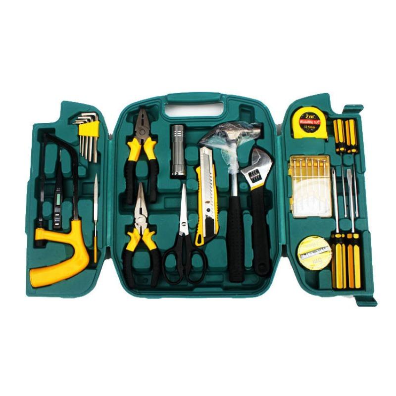 8-piece Set 9-piece Set 12-piece Set 16-piece Set Car Home Dual-purpose Combination Toolbox Car Hardware Tool Set Gifts