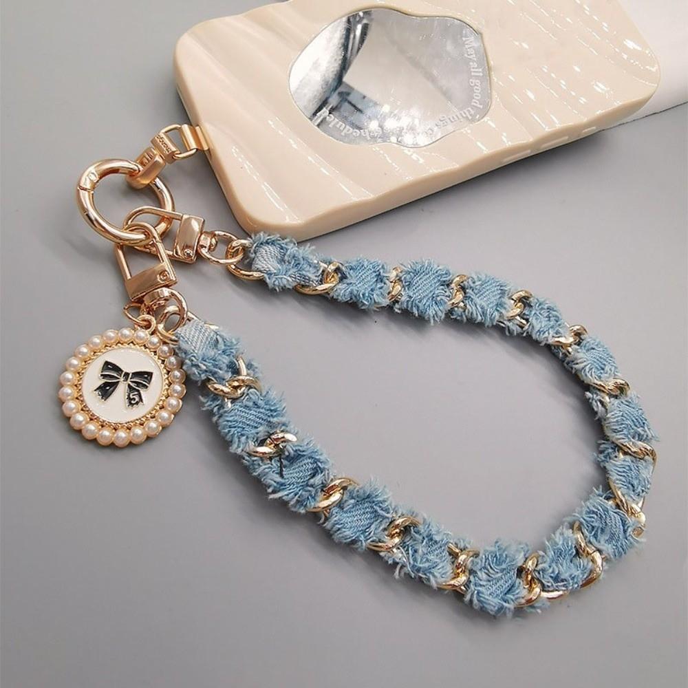 Pendant Cell Phone Chain Pearl Mobile Phone Lanyard Mobile Phone Strap Women/Lady/Girl