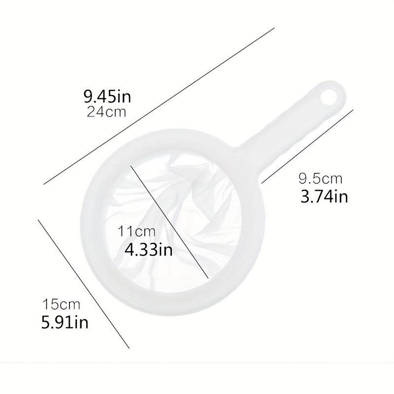 3 Pack Filter Mesh Set 100/200/300 Mesh, Reusable Strainer for Coffee, Tea, Juice, Soy Milk, with Handle,Easy Clean Kitchen Tool