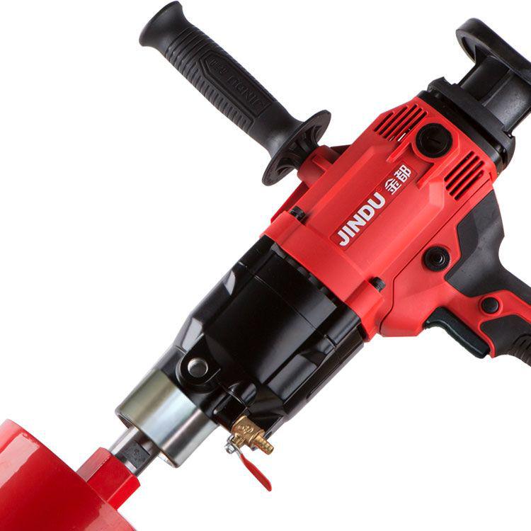 Jindu High Power Dual-Use Rhinestone & Concrete Drilling Machine with Hydraulic and Air Conditioning Features