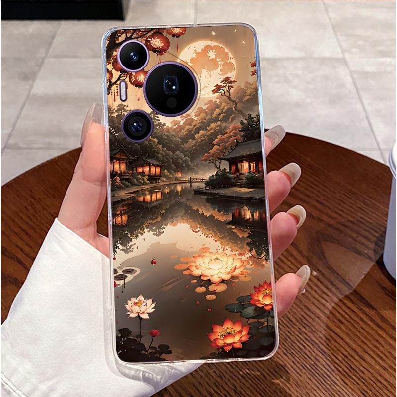 Back Cover For Huawei Pura70 Pura 70 Pro Plus Case Luxury Cute Love Rabbit Funny Pattern Clear Soft Slim TPU Silicone Phone Case