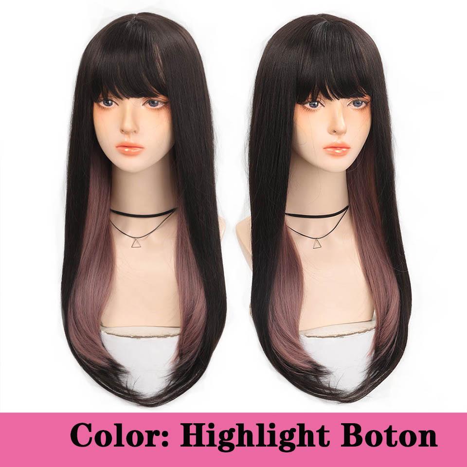 Dlouhá kudrnatá syntetická paruka se středovou ofinou tmavě hnědá paruka z přírodních kudrnatých vlasů ženská Cosplay paruka paruka z tepelně odolných vláken