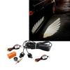 Car Side Rearview Mirror Welcome Lights Angel Wing Universal LED Projector Laser Light Ambient Lighting Parts Accessories