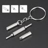 1/3/5Pcs Per Set Eyeglasses Screwdriver Stainless Steel Keychain Screwdrivers for Glasses Repairing 3 In 1 Portable Repair Tools