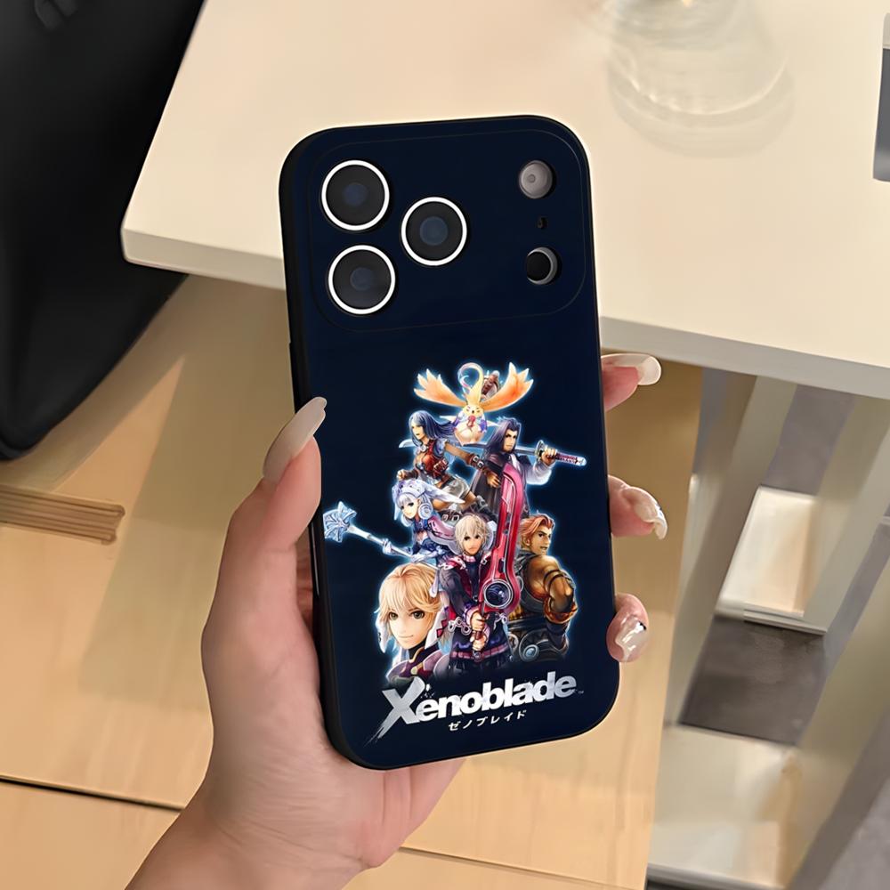 X-Xenoblade C-Chronicles Phone Case For IPhone 17 Air 16 E Pro Max 15 14 13 Mini 12 Pro 11 Max Plus Black Soft Shell