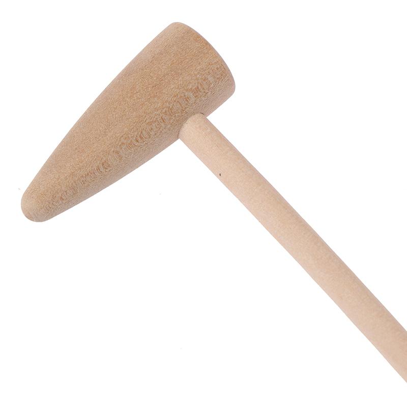 1 stk Lær Trehammer Leke Krabbe Hummer Klubbe Slå Hammer For Barn