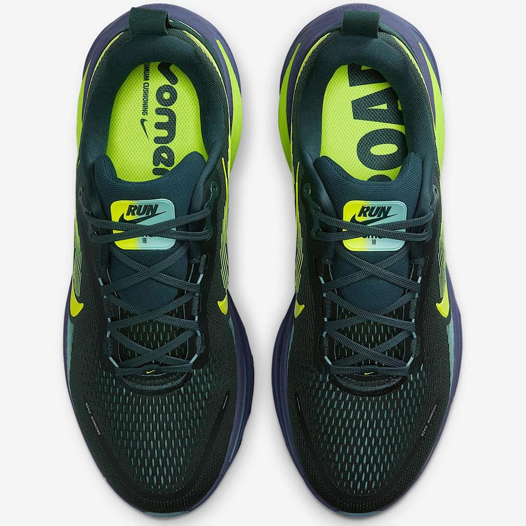 Nike Vomero Size 18, Seaweed/Cannon/Sanded Purple/Volt, HM6803-301, 26.0cm