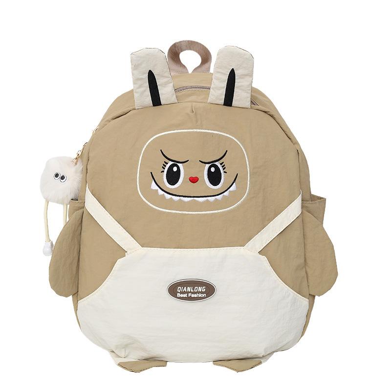 School Bag New Ugly Cute Funny Student Cute Cartoon Backpack Light Backpack