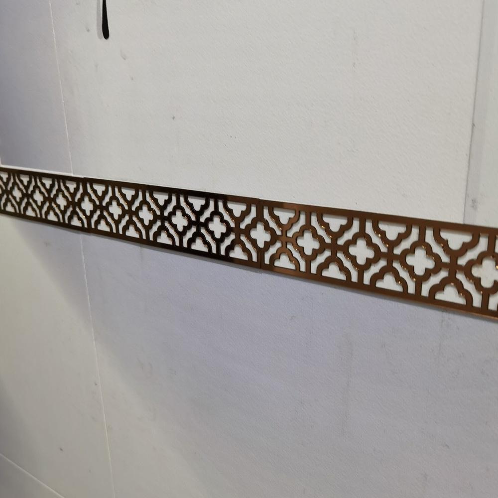 30/10 ks Akrylová zrcadlová 3D samolepka na zeď s lepicí vrstvou pro DIY dekoraci stěn v obývacím pokoji, okrajová lišta, rohová lišta