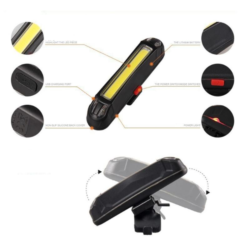 Compacts Lasers Guided Tail Light Innovative Bicycles Tail Lamp Upgraded Bicycles for Helmets and Backpacks