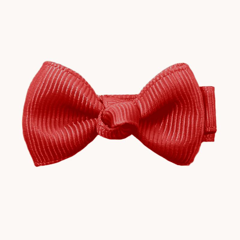 Twist Taille Geripptes Band Schleife Baby Haarspange – Niedlicher Handgemachter Kinder Kopfschmuck