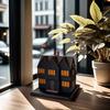 Black House Incense Burner Resin Witch House Incense Cone Stick Holder Halloween Party Desktop Decoration Ornament