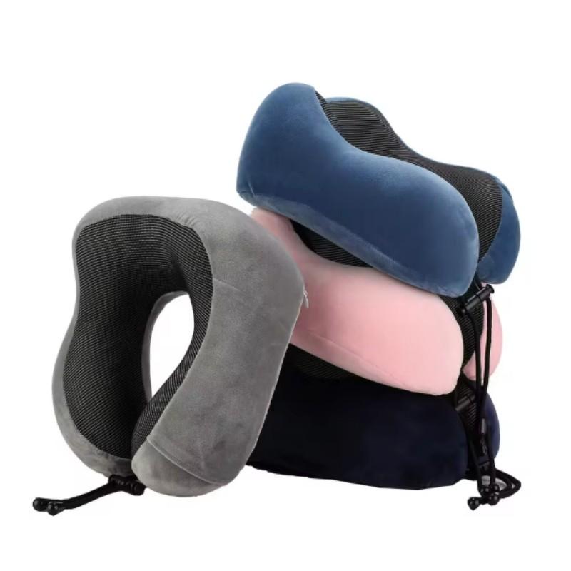U Travel Memory Cotton Pillow Neckmotor Vehicles And Aeroplanes Napmagnetic Fabric Ushaped 1Pc Premium Grade Auto Interior Accessory