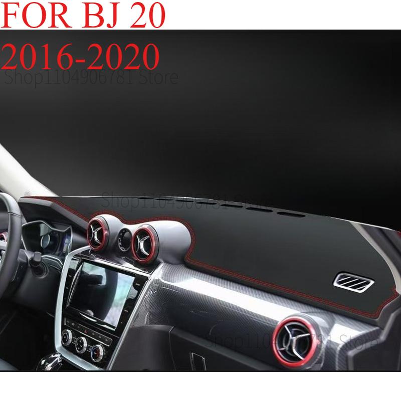 FOR BJ 20 2016- Car Dash Mat Dashmat Dashboard Cover Sun Shade Dash Board Cover Carpet Accessories