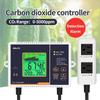 Digital Carbon Dioxide Controller CO2 Controller Dual Channel NDIR IAQ Monitor Relay And Pressure Reducer Valve For Greenhouse