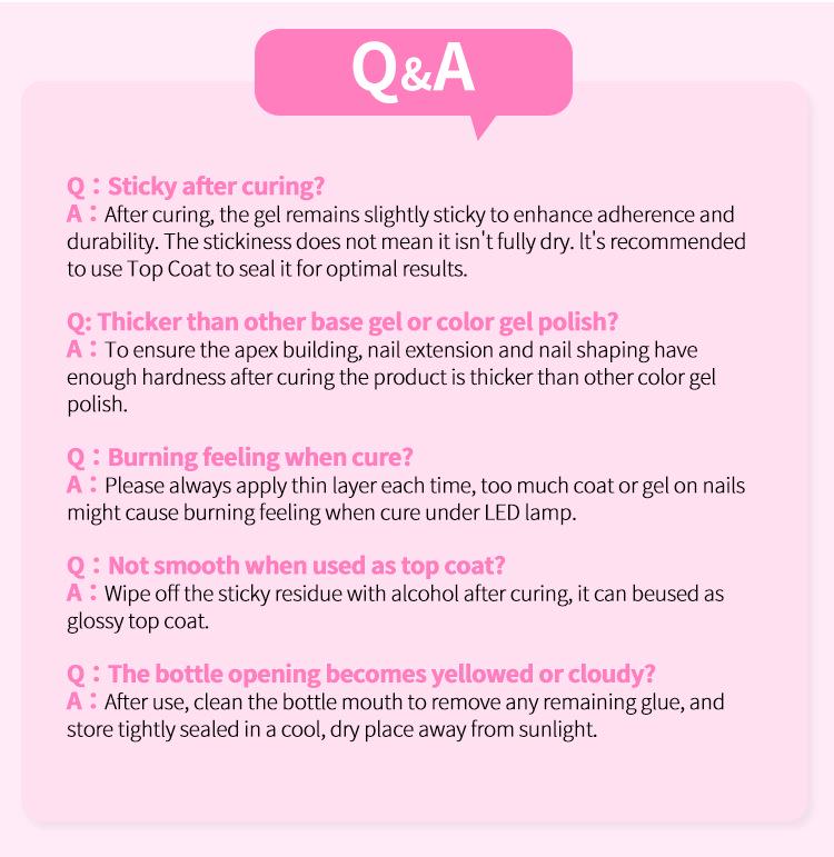 BORN PRETTY 6-in-1 Nail Gel: Base, Top Coat & Adhesive