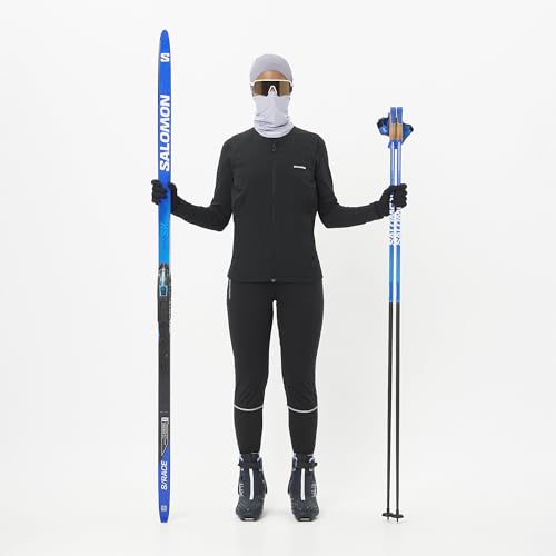 Salomon AGILE WARM GLOVE U Outdoor Mitten Gloves, Unisex, LC1897600, Deep Black, Size XS